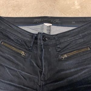 Martin + Osa Skinny Jeans with Zipper on bottom
